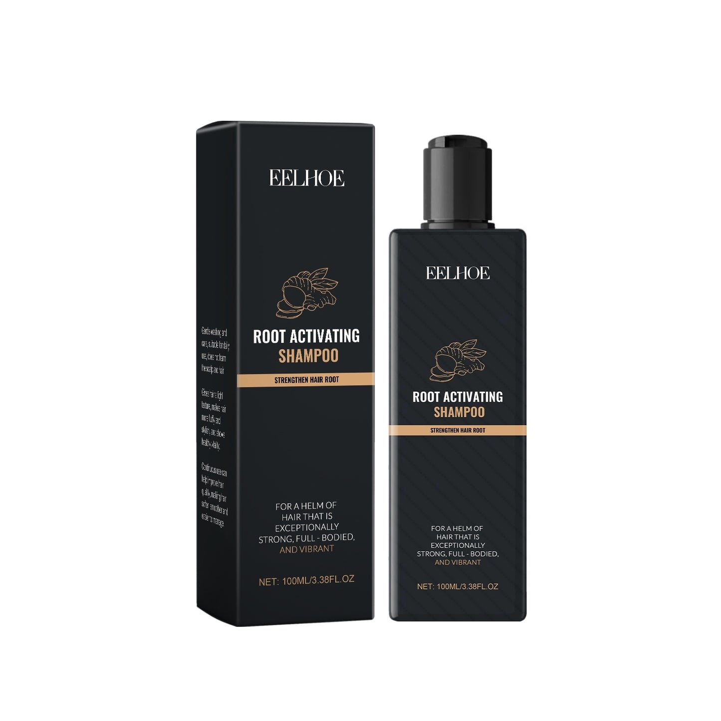 Shampoo Attivante Crescita Capelli EEHLOE - Estratto Zenzero Naturale 150ml